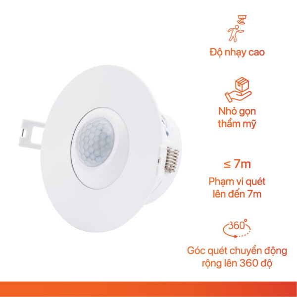Cảm Biến Chuyển Động Âm Trần 6 Cảm Biến Chuyển Động Âm Trần - Image 6