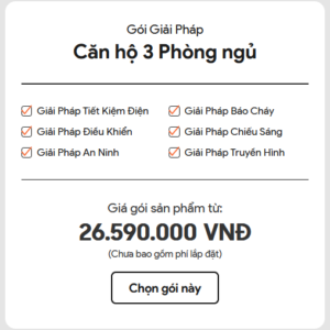 Gói giải pháp - Căn hộ 3 phòng ngủ