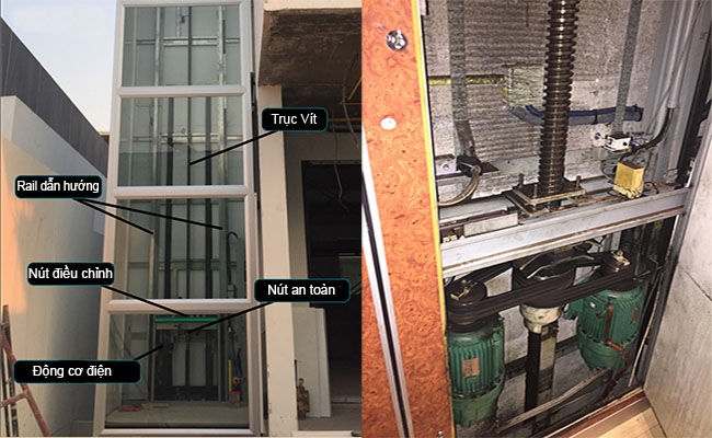 Thang máy trục vít: Giải pháp tối ưu nhất cho thang máy gia đình 20 Cơ chế hoạt động của thang máy trục vít