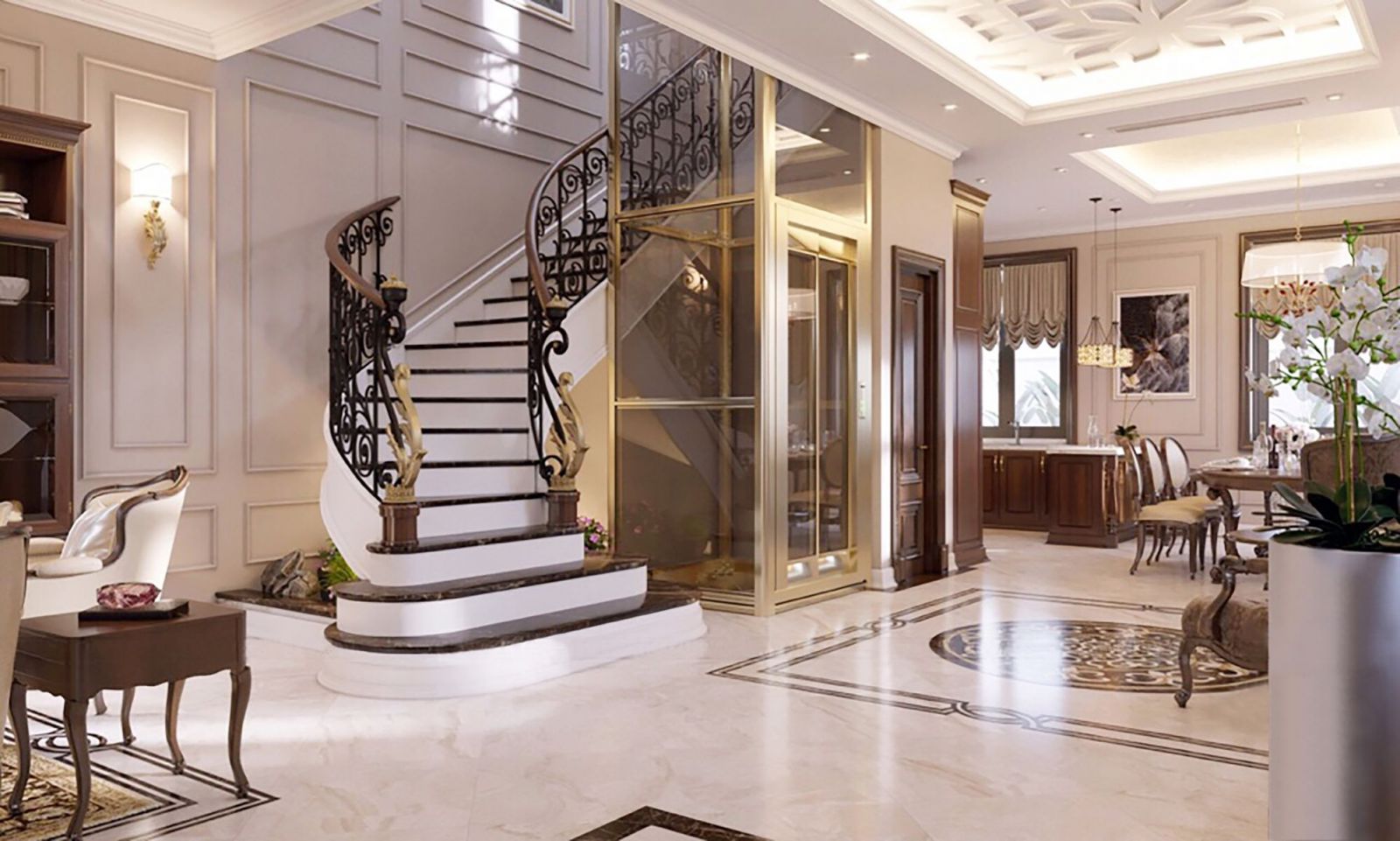 Thang máy Kính - Thang máy lồng kính - Thang máy buồn kính