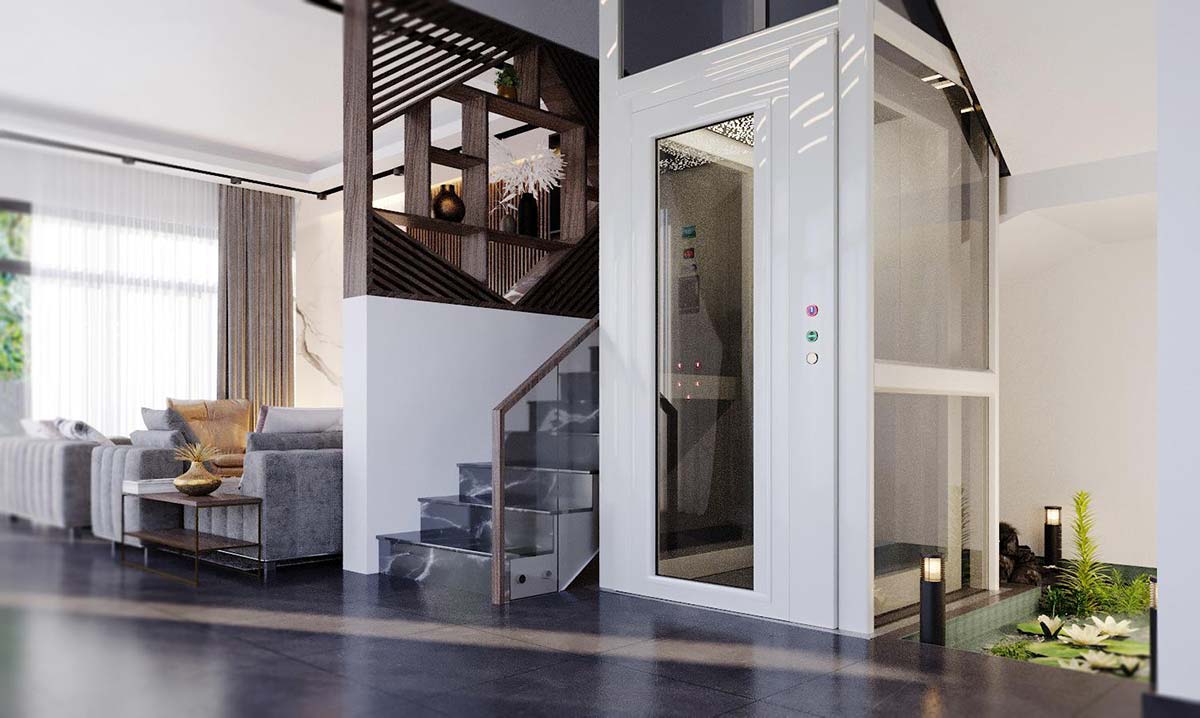 Cách xác định kích thước thang máy mini giai đình